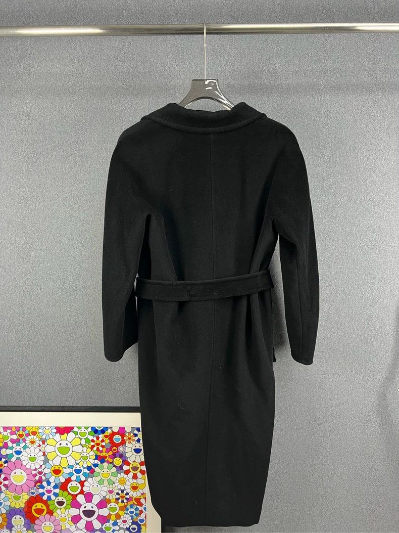 Max Mara MAXMARA 101801 Black Wool Coat Size US XS / EU 42 / 0 - 3 Thumbnail