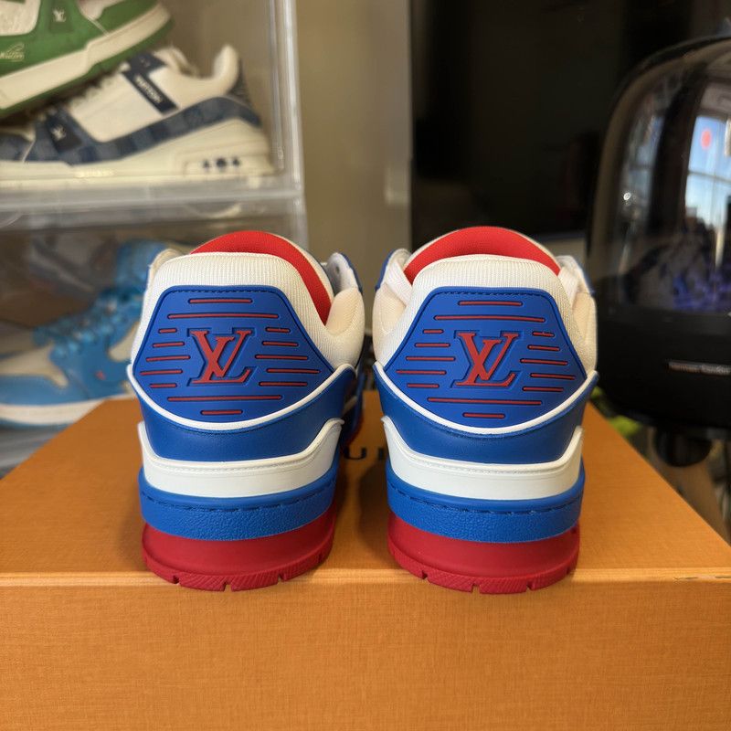 Louis Vuitton Louis Vuitton Trainer Color-Blocked Fashion Sneakers 0079 Size US 9 / EU 42 - 3 Thumbnail