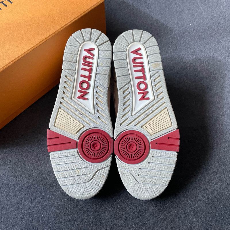 Louis Vuitton Louis Vuitton Retro White Red Trainer Sneakers 0079 Size US 8.5 / EU 41-42 - 6 Thumbnail