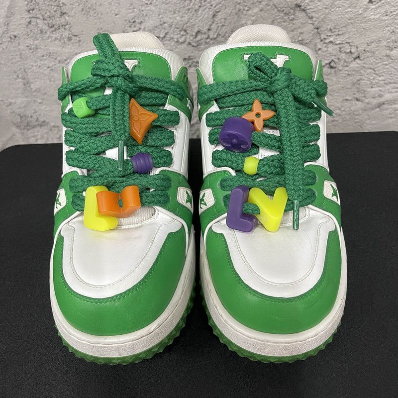 Louis Vuitton Louis Vuitton Trainer Maxi Low Top Sneakers 0079 Size US 8.5 / EU 41-42 - 2 Thumbnail