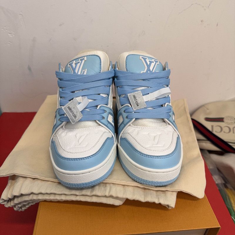 Louis Vuitton Louis Vuitton Trainer Low-Top Fashion Sneakers 0079 Size US 5.5 / EU 38 - 2 Thumbnail