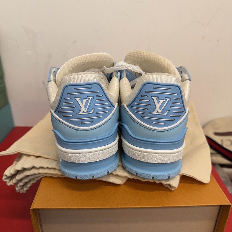 Louis Vuitton Louis Vuitton Trainer Low-Top Fashion Sneakers 0079 Size US 5.5 / EU 38 - 3 Thumbnail