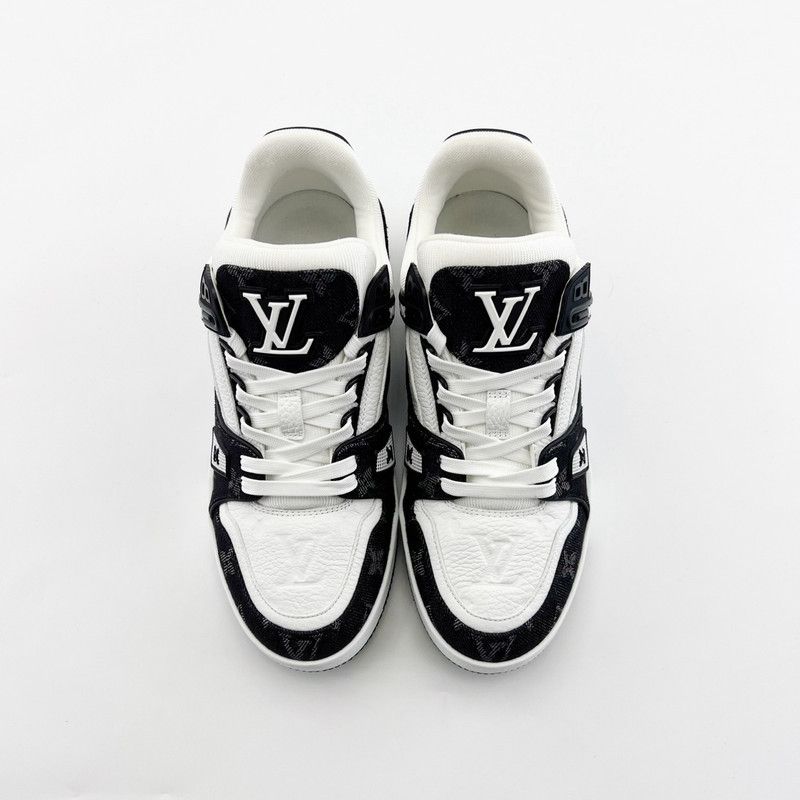 Louis Vuitton Louis Vuitton Trainer Panda Pattern Low-Top Sneakers 0079 Size US 6.5 / EU 39-40 - 2 Thumbnail