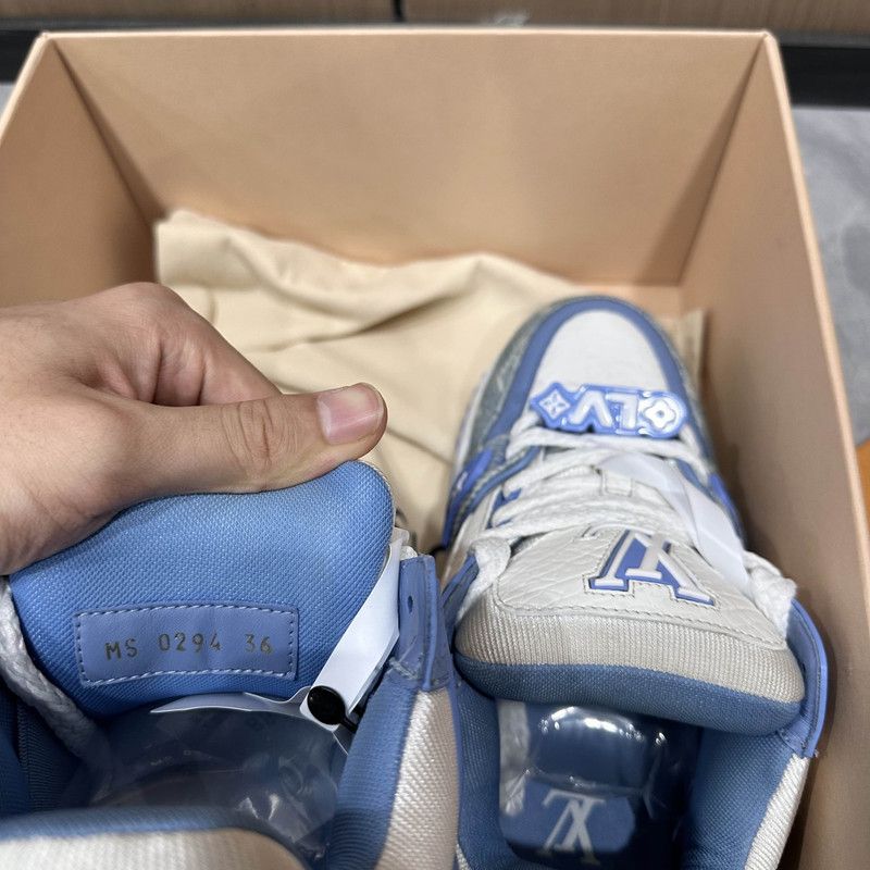Louis Vuitton Louis Vuitton Trainer Maxi Low Top Sneakers 0079 Size US 5.5 / EU 38 - 5 Thumbnail