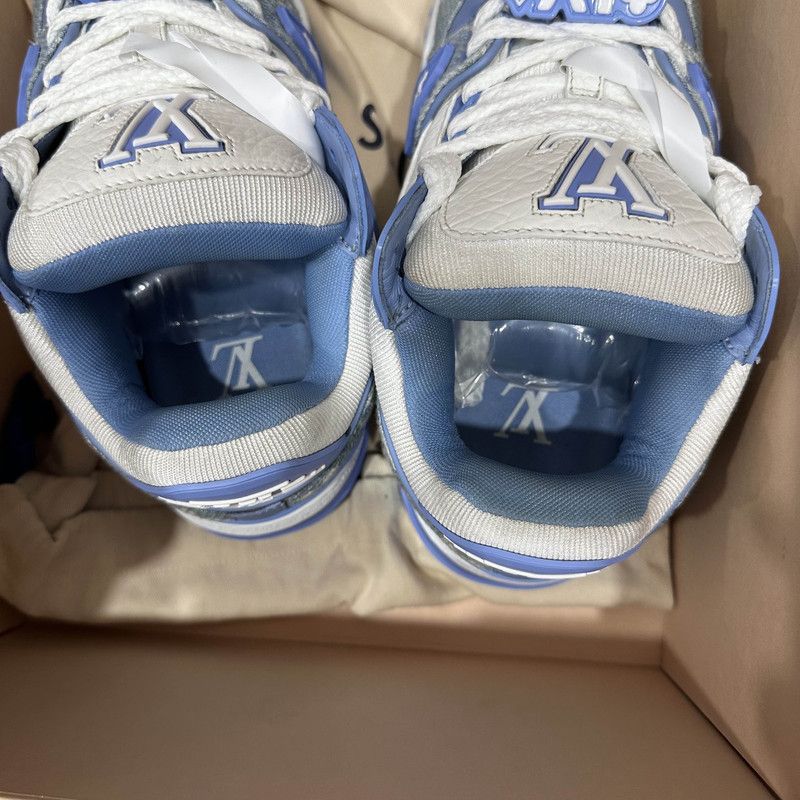 Louis Vuitton Louis Vuitton Trainer Maxi Low Top Sneakers 0079 Size US 5.5 / EU 38 - 8 Thumbnail