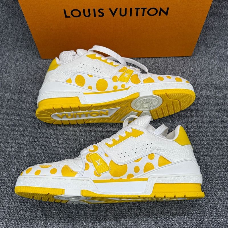 Louis Vuitton Yayoi Kusama x Louis Vuitton Trendy Low-top Sneakers 0079 Size US 8.5 / EU 41-42 - 4 Thumbnail