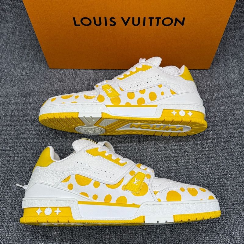Louis Vuitton Yayoi Kusama x Louis Vuitton Trendy Low-top Sneakers 0079 Size US 8.5 / EU 41-42 - 3 Thumbnail