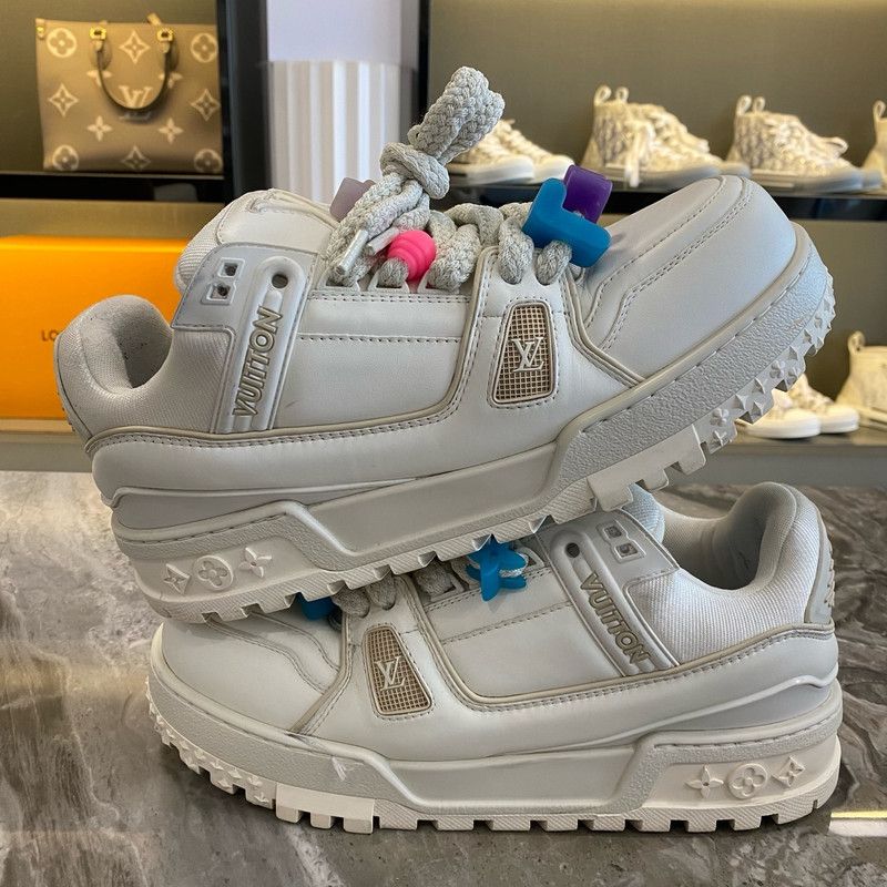 Louis Vuitton Louis Vuitton Trainer Maxi Low-Top Sneakers 0079 Size US 8.5 / EU 41-42 - 7 Thumbnail