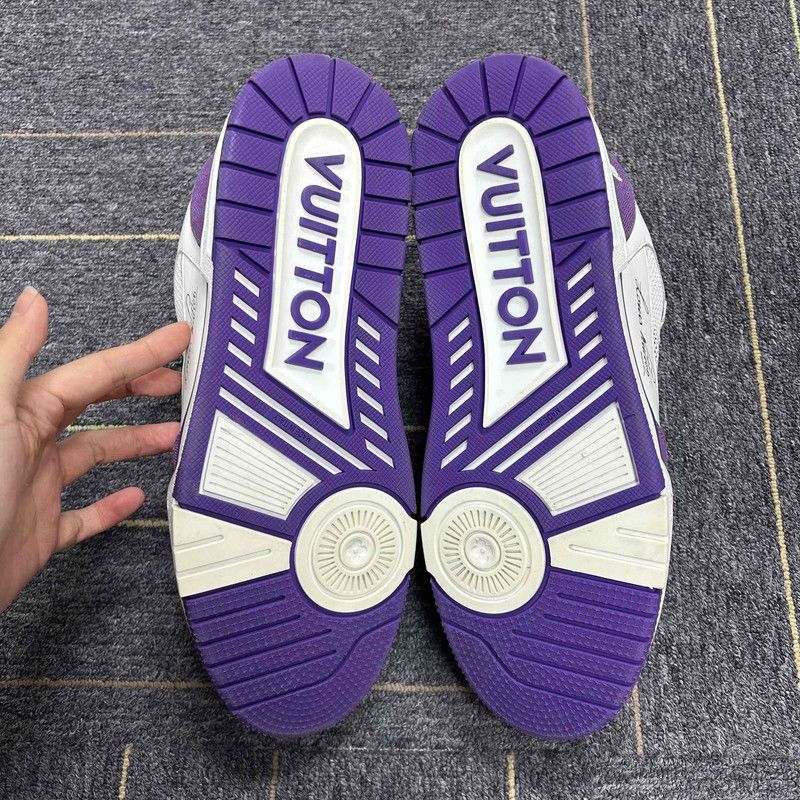 Louis Vuitton Louis Vuitton Trainer Low-Top Fashion Sneakers 0079 Size US 8 / EU 41 - 4 Thumbnail