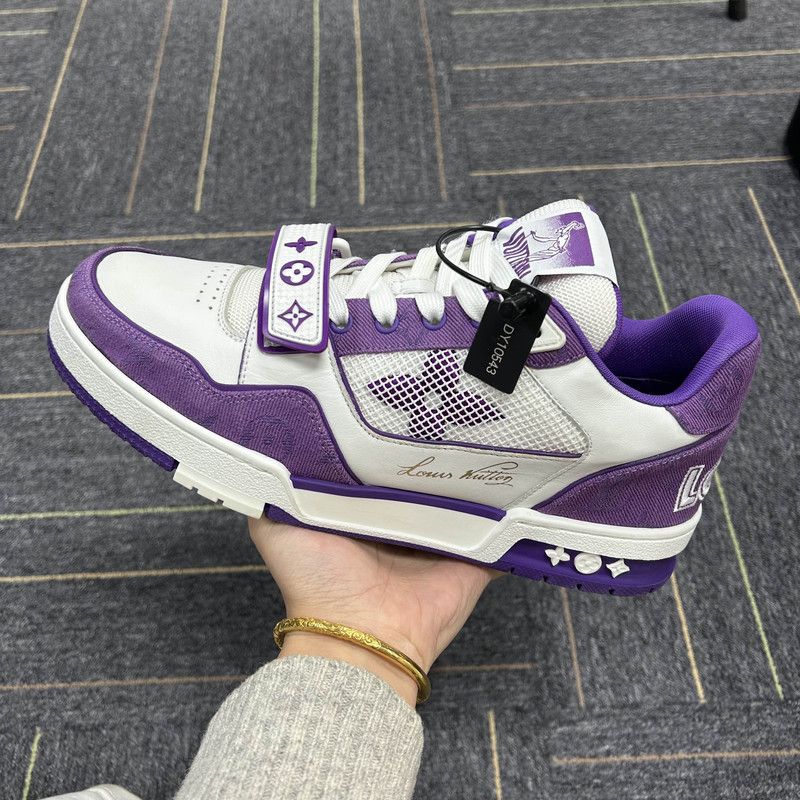 Louis Vuitton Louis Vuitton Trainer Low-Top Fashion Sneakers 0079 Size US 8 / EU 41 - 7 Thumbnail
