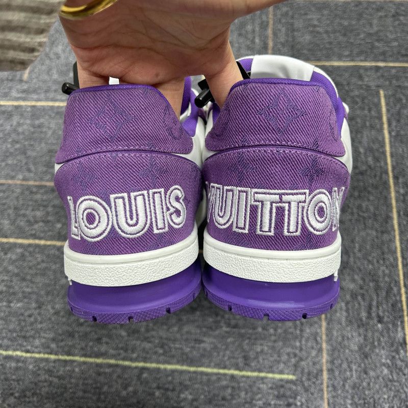 Louis Vuitton Louis Vuitton Trainer Low-Top Fashion Sneakers 0079 Size US 8 / EU 41 - 3 Thumbnail