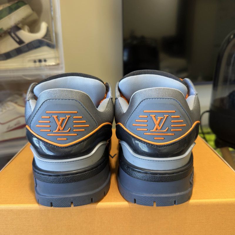 Louis Vuitton Louis Vuitton Trainer Maxi Sneakers in Gray Orange 0079 Size US 8 / EU 41 - 3 Thumbnail