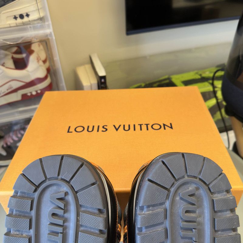 Louis Vuitton Louis Vuitton Trainer Maxi Sneakers in Gray Orange 0079 Size US 8 / EU 41 - 7 Thumbnail