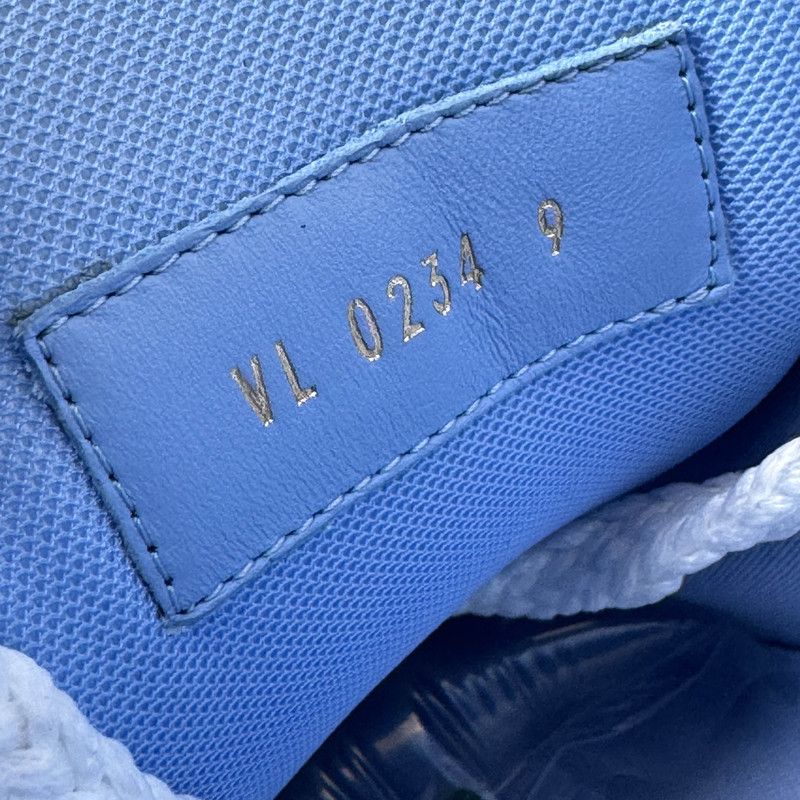 Louis Vuitton Louis Vuitton Trainer Maxi Low Top Sneakers White Blue 0079 Size US 9.5 / EU 42-43 - 5 Thumbnail