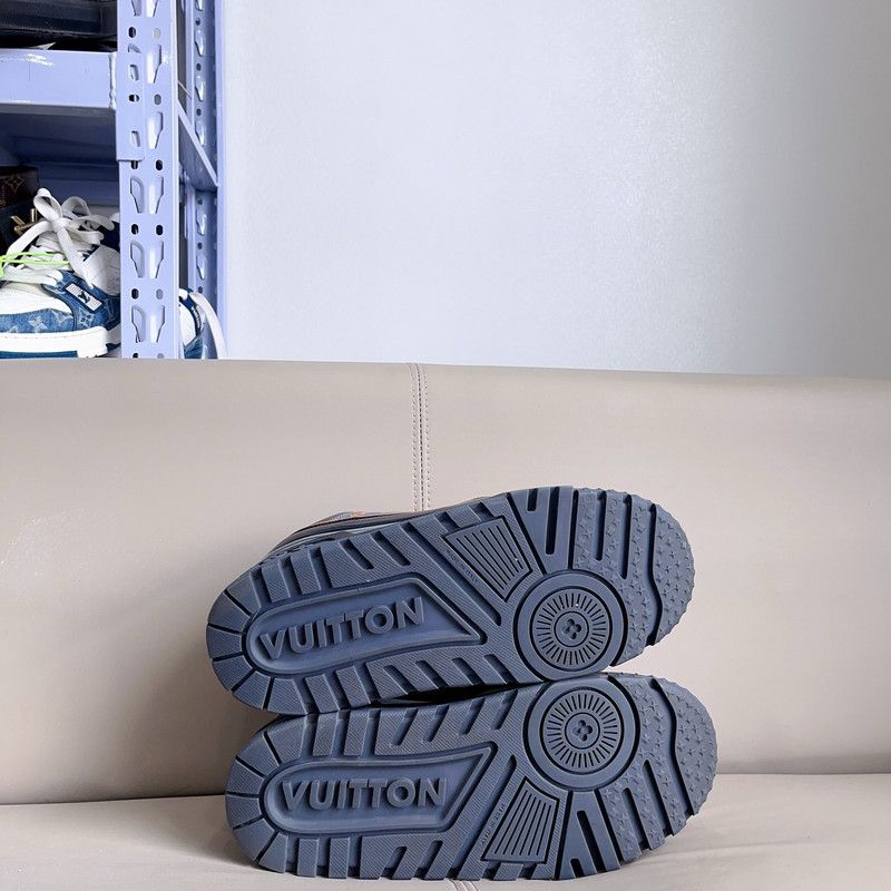 Louis Vuitton Louis Vuitton Trainer Maxi Low-Top Sneakers 0079 Size US 9.5 / EU 42-43 - 4 Thumbnail