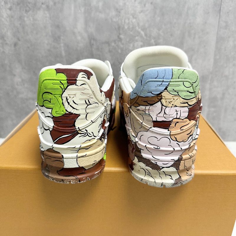 Louis Vuitton Louis Vuitton Trainer ART Collaborative Sneakers 0079 Size US 9.5 / EU 42-43 - 3 Thumbnail