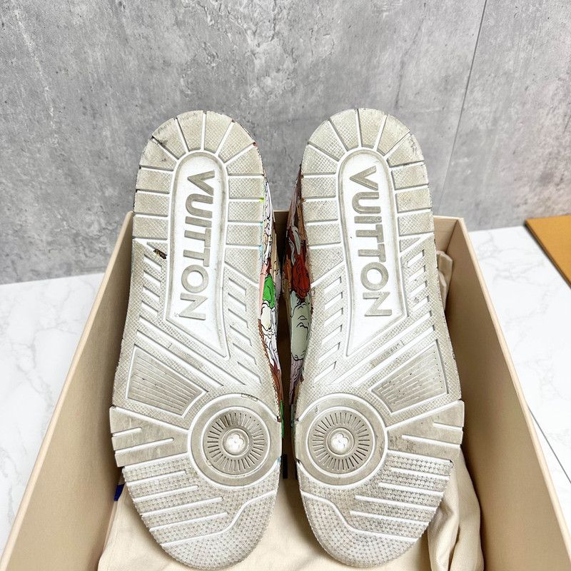 Louis Vuitton Louis Vuitton Trainer ART Collaborative Sneakers 0079 Size US 9.5 / EU 42-43 - 4 Thumbnail