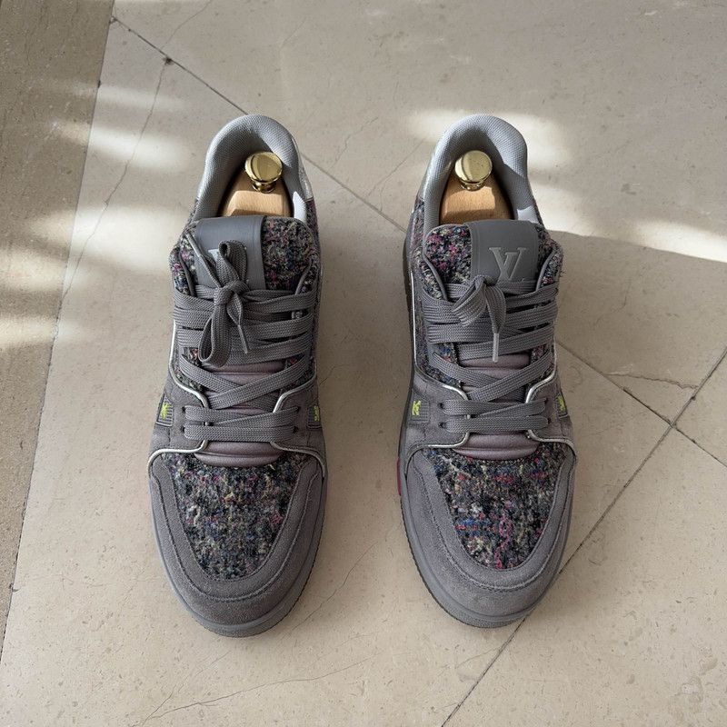 Louis Vuitton Louis Vuitton Trainer Deep Gray Fashion Sneakers 0079 Size US 9.5 / EU 42-43 - 2 Thumbnail
