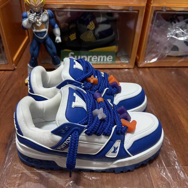 Louis Vuitton Louis Vuitton Trainer Maxi Low-Top Sneakers 0079 Size US 8 / EU 41 - 8 Thumbnail
