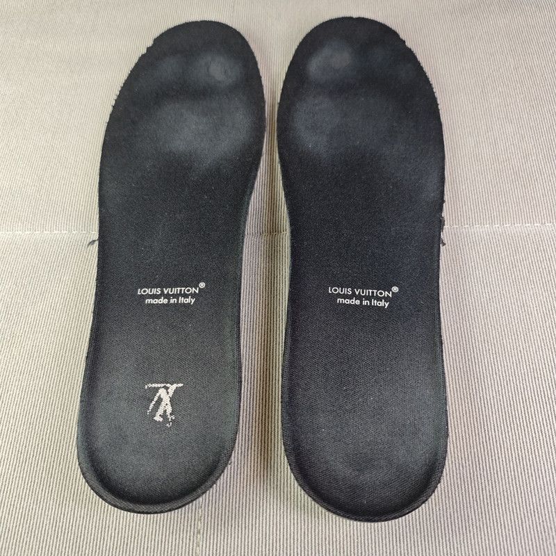 Louis Vuitton Louis Vuitton Trainer Black Low-Top Sneakers 0079 Size US 10.5 / EU 43-44 - 9 Thumbnail