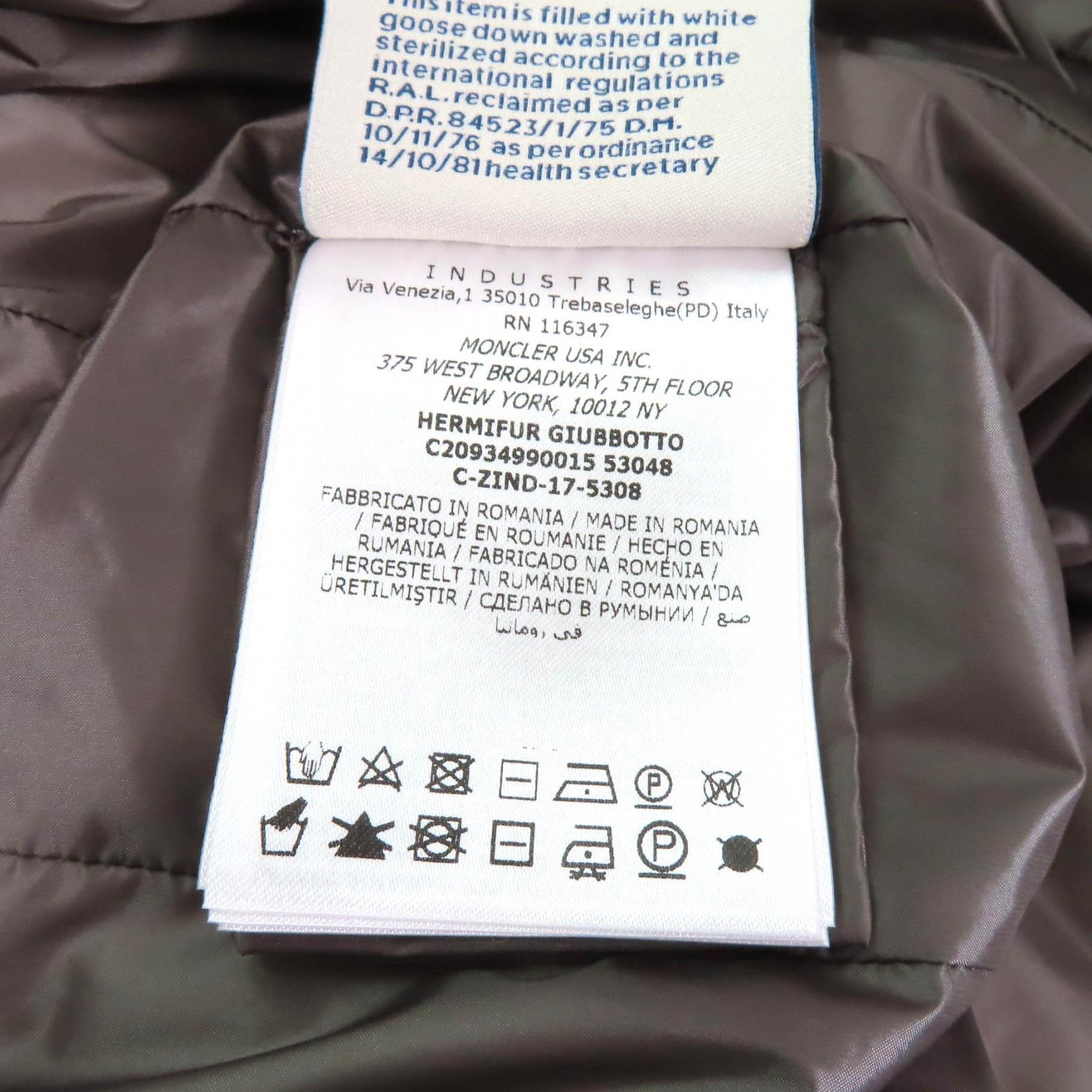 Moncler Moncler Moncler HERMIFUR Nylon Down Coat Others Outerwear HERMIFUR Size ONE SIZE - 12 Thumbnail