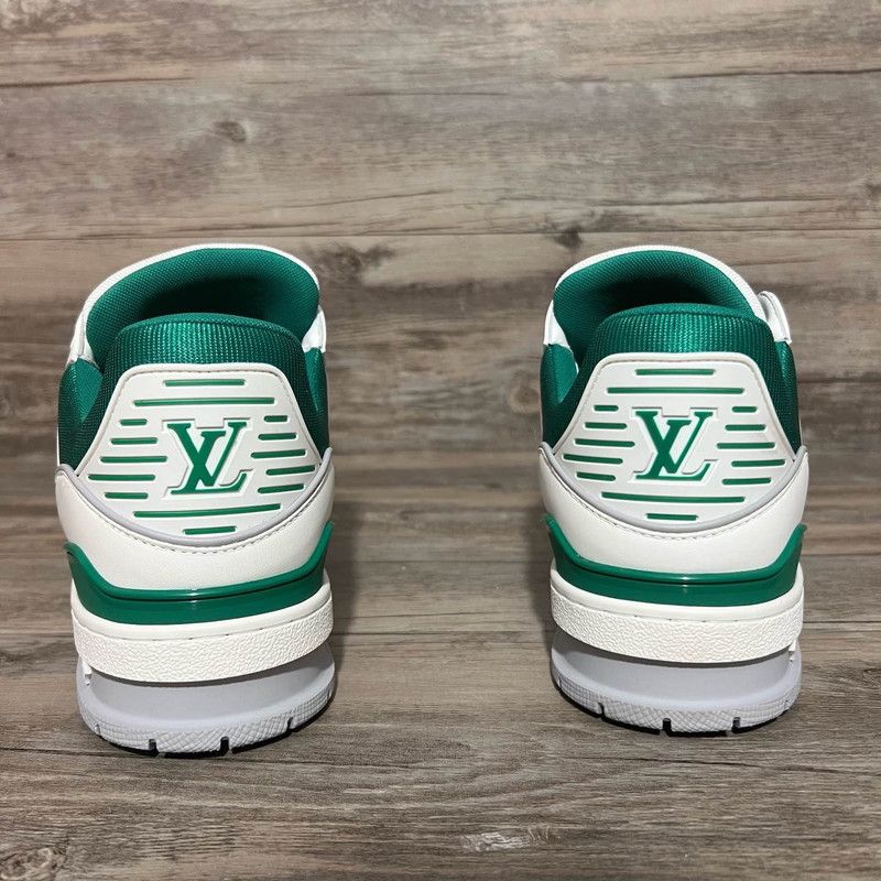 Louis Vuitton Louis Vuitton Trainer Low Top Sneakers in Green 0079 Size US 8 / EU 41 - 3 Thumbnail