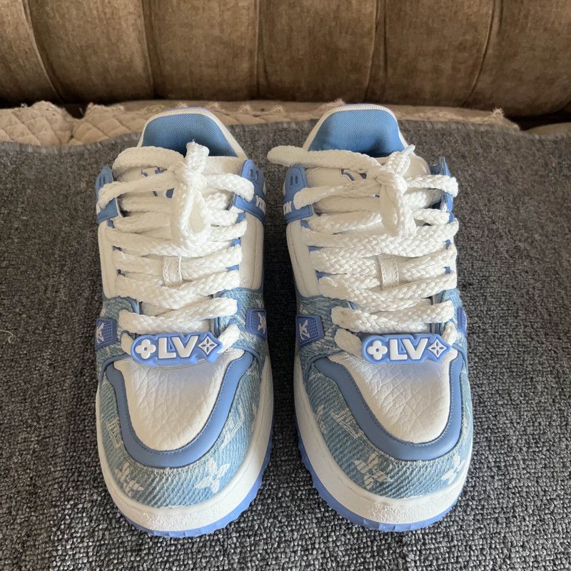 Louis Vuitton Louis Vuitton Trainer Maxi Low-Top Sneakers 0079 Size US 8 / EU 41 - 2 Thumbnail