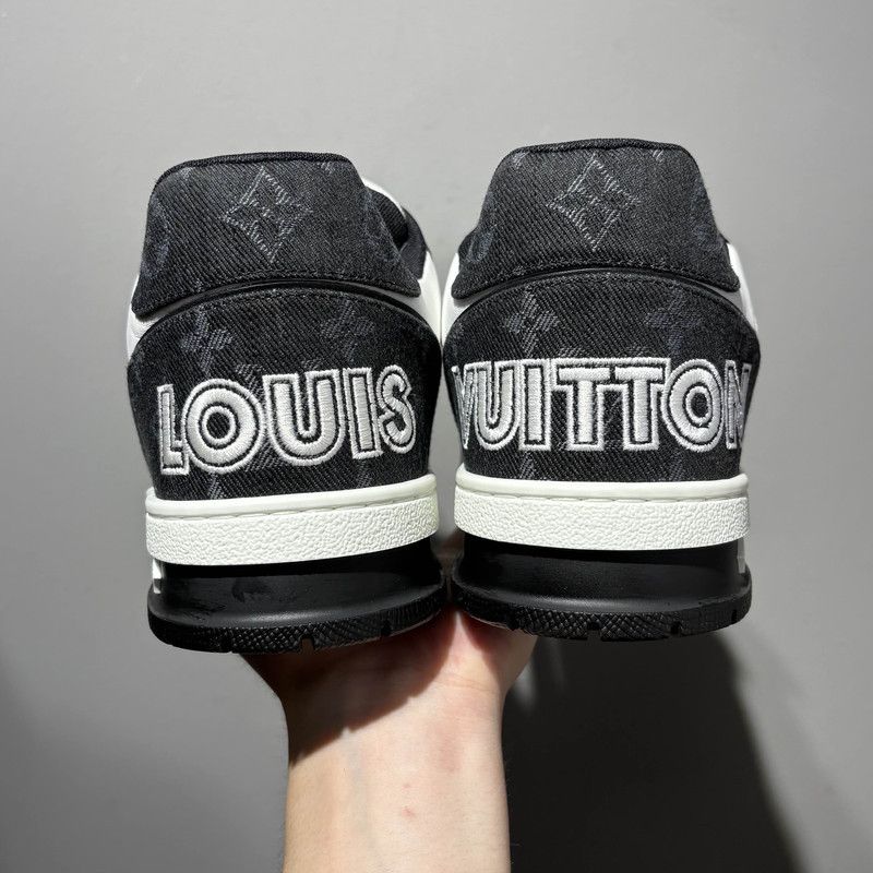 Louis Vuitton Louis Vuitton Trainer Leather Low-Top Sneakers 0079 Size US 8 / EU 41 - 3 Thumbnail