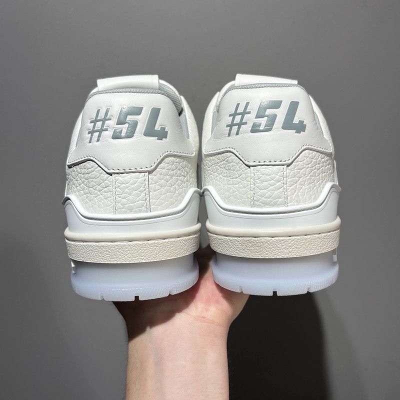 Louis Vuitton Louis Vuitton Trainer Low-Top Sneakers in White 0079 Size US 7.5 / EU 40-41 - 3 Thumbnail