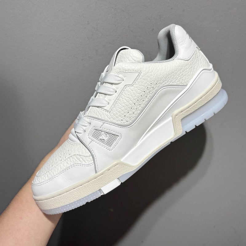 Louis Vuitton Louis Vuitton Trainer Low-Top Sneakers in White 0079 Size US 7.5 / EU 40-41 - 15 Thumbnail