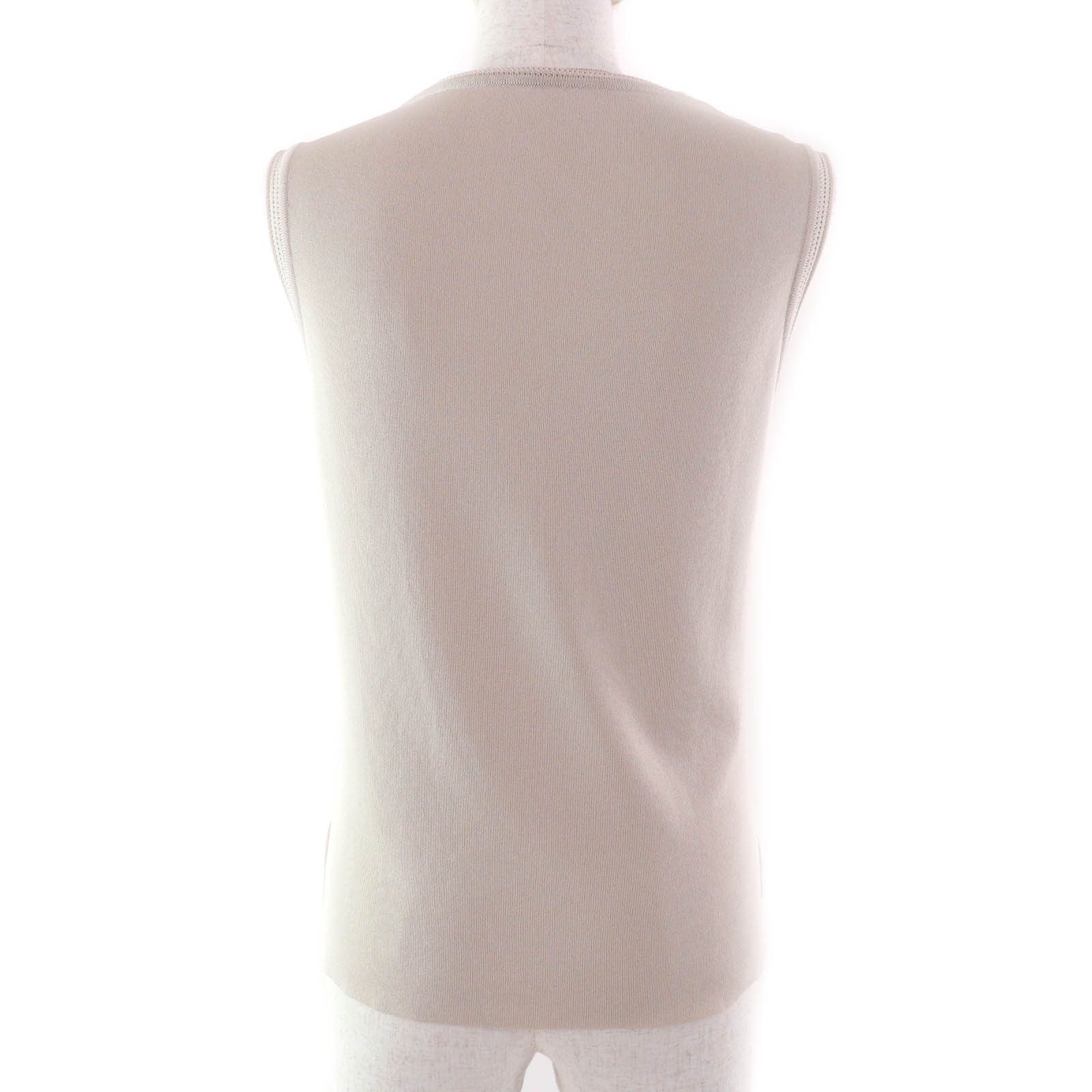 Other Other FOXEY Summer Delight Logo Rayon Knit Sleeveless Top Others Tops DUTY FREE for USA Size ONE SIZE - 3 Thumbnail