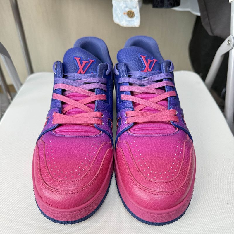 Louis Vuitton Louis Vuitton Stylish Low-top Trainer Sneakers 0079 Size US 8 / EU 41 - 2 Thumbnail