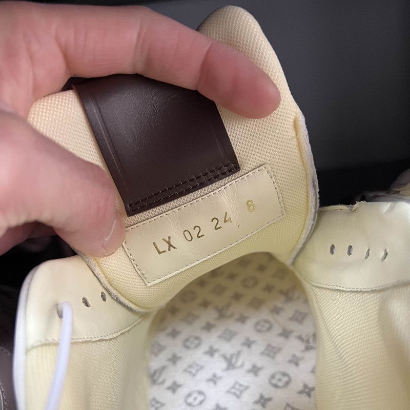 Louis Vuitton Louis Vuitton Trainer Low-Top Sneakers in White/Brown 0079 Size US 8.5 / EU 41-42 - 5 Thumbnail