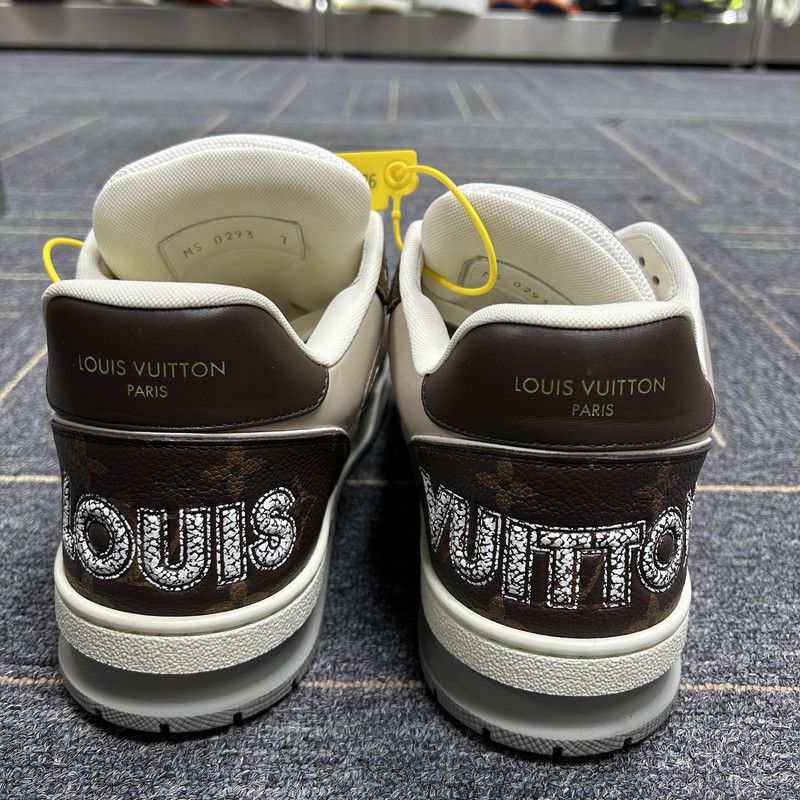Louis Vuitton Louis Vuitton Trainer Low-Top Sneakers in Brown 0079 Size US 8 / EU 41 - 3 Thumbnail