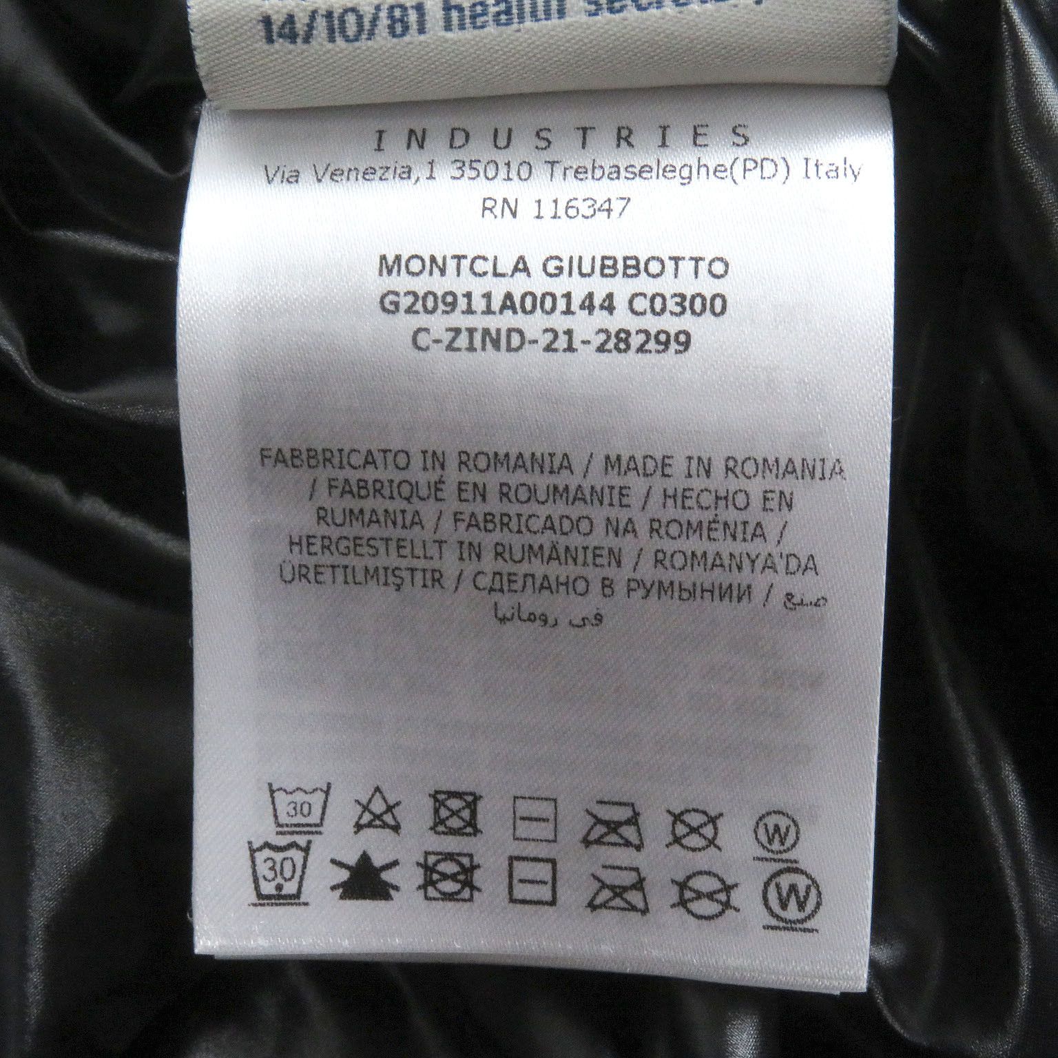 Moncler Moncler Moncler MONTCLA Nylon Down Jacket Plastic Outerwear Size ONE SIZE - 9 Thumbnail