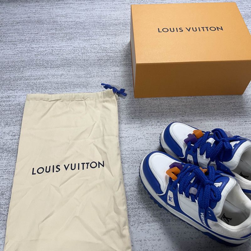 Louis Vuitton Louis Vuitton Trainer Maxi Stylish Low-top Sneakers 0079 Size US 8 / EU 41 - 6 Thumbnail