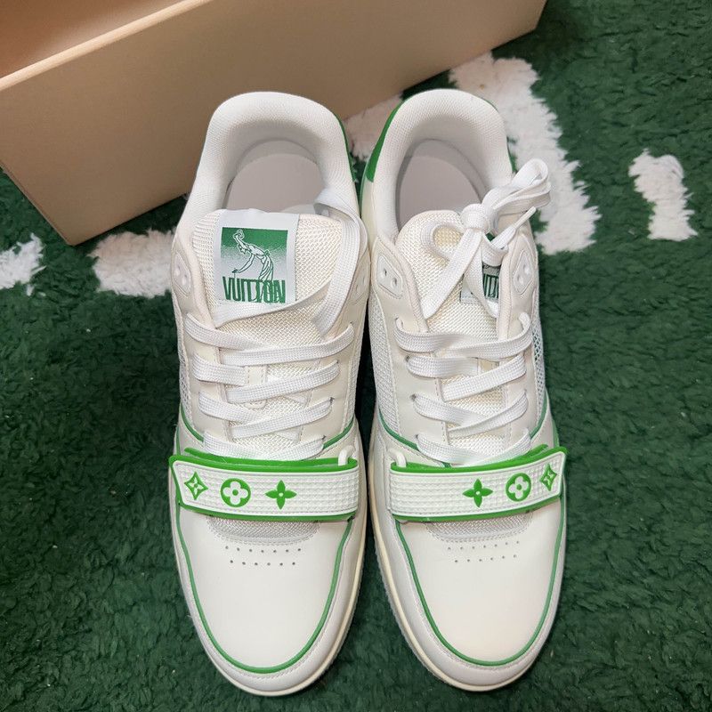 Louis Vuitton Louis Vuitton Classic Green Vintage Fashion Sneakers 0079 Size US 9.5 / EU 42-43 - 2 Thumbnail