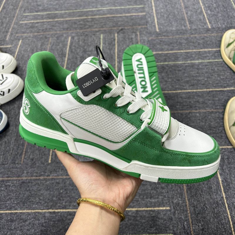 Louis Vuitton Louis Vuitton Trainer Low-Top Fashion Sneakers 0079 Size US 8 / EU 41 - 6 Thumbnail
