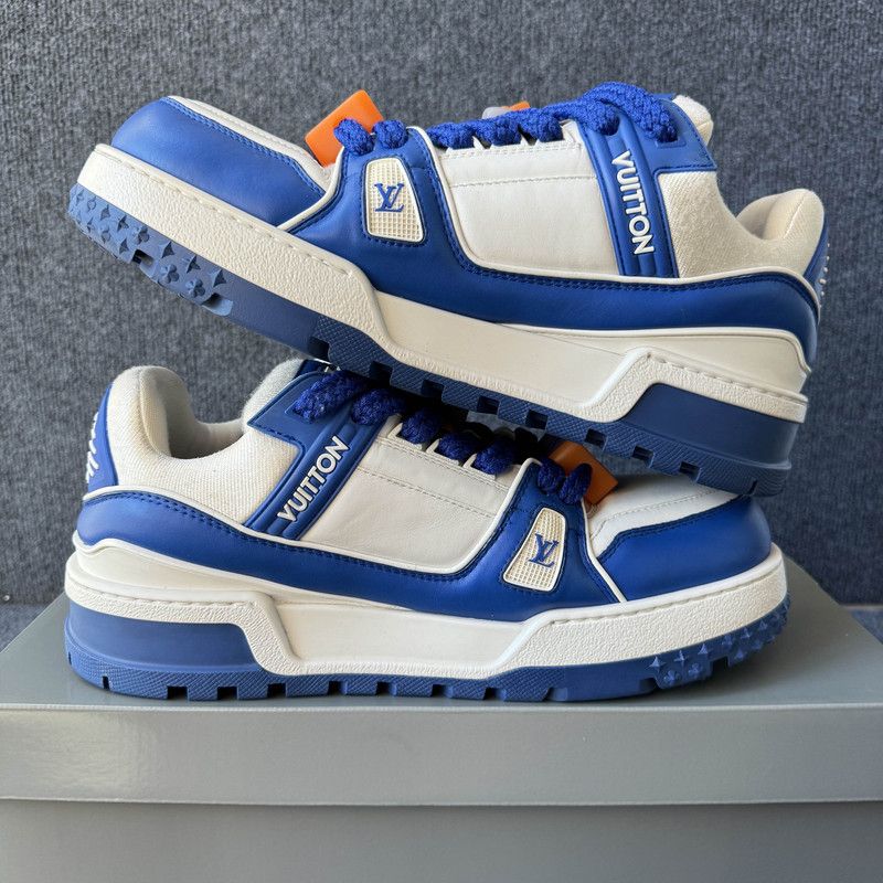 Louis Vuitton Louis Vuitton Trainer Maxi Low-top Fashion Sneakers 0079 Size US 10.5 / EU 43-44 - 7 Thumbnail