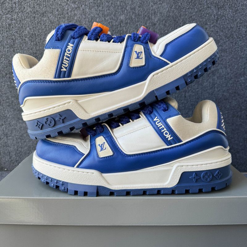 Louis Vuitton Louis Vuitton Trainer Maxi Low-top Fashion Sneakers 0079 Size US 10.5 / EU 43-44 - 6 Thumbnail