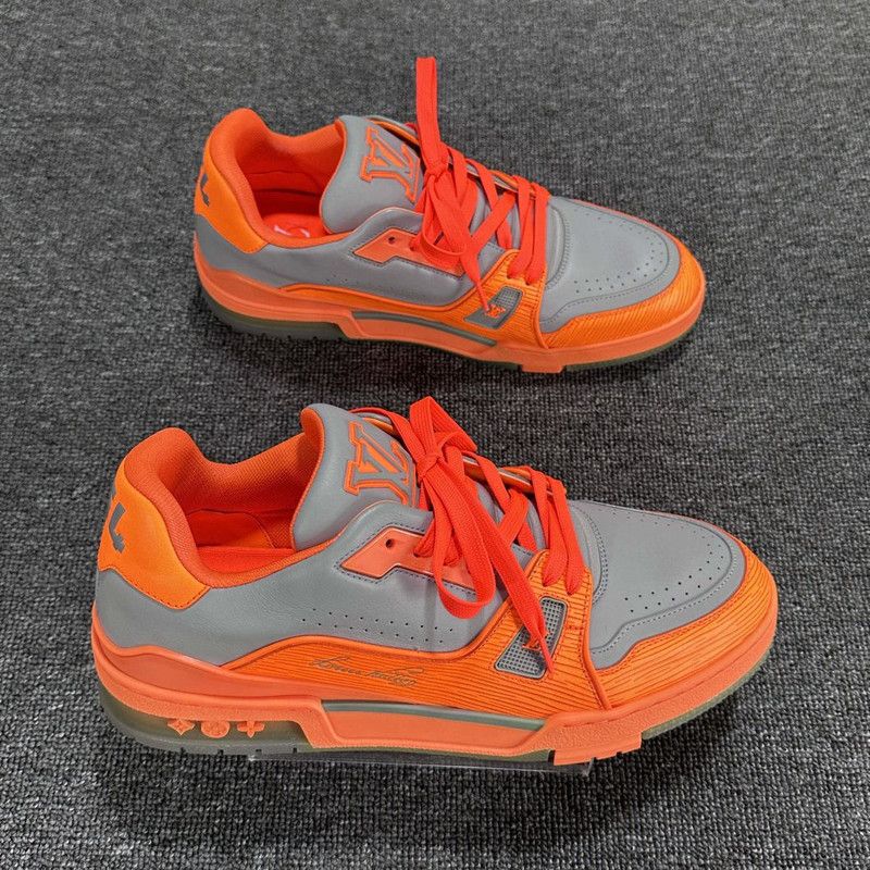 Louis Vuitton Louis Vuitton Trainer Low-Top Fashion Sneakers 0079 Size US 8.5 / EU 41-42 - 7 Thumbnail