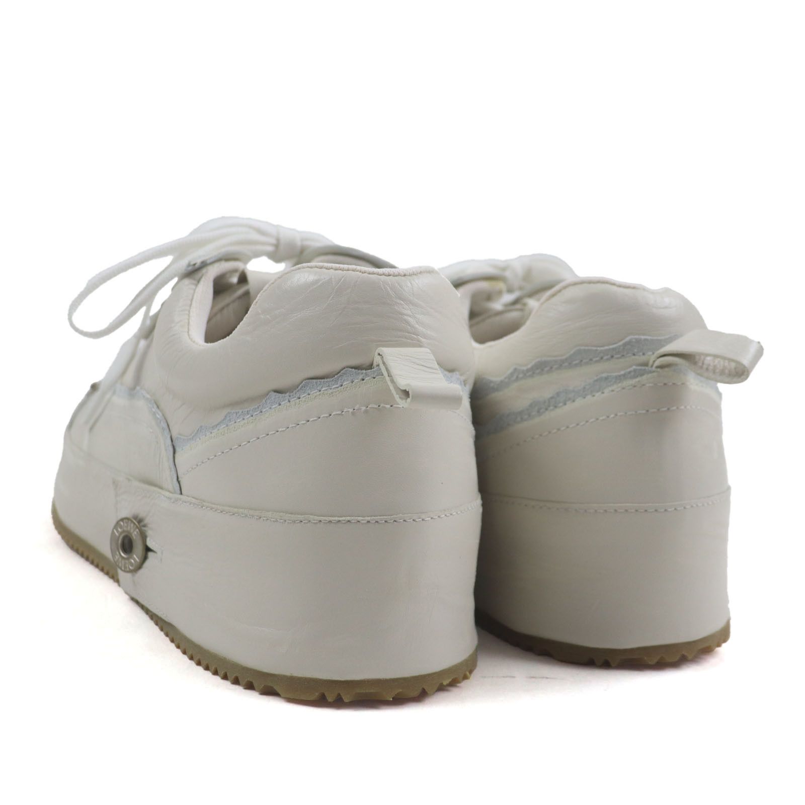 Loewe Loewe Loewe Deconstructed Leather Sneakers Leather Shoes 592301 DUTY FREE for USA Size ONE SIZE - 4 Thumbnail