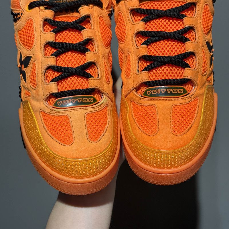 Louis Vuitton Louis Vuitton Skate Orange Low-Top Sneakers 0079 Size US 8.5 / EU 41-42 - 11 Thumbnail