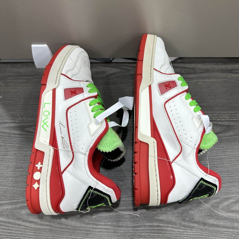 Louis Vuitton Louis Vuitton Trainer Low Top Fashion Sneakers 0079 Size US 8.5 / EU 41-42 - 6 Thumbnail