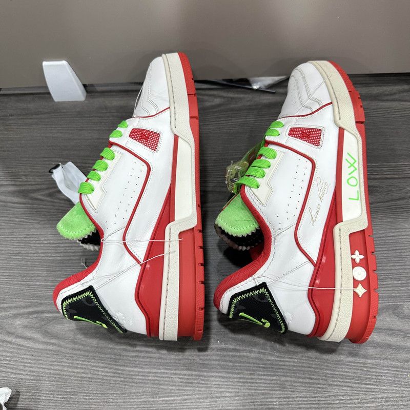 Louis Vuitton Louis Vuitton Trainer Low Top Fashion Sneakers 0079 Size US 8.5 / EU 41-42 - 7 Thumbnail