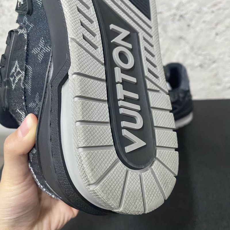 Louis Vuitton Louis Vuitton Black Denim Low-Top Trainer Sneakers 0079 Size US 7.5 / EU 40-41 - 13 Thumbnail