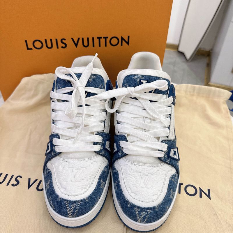 Louis Vuitton Louis Vuitton Trainer Low-Top Casual Sneakers 0079 Size US 8 / EU 41 - 2 Thumbnail