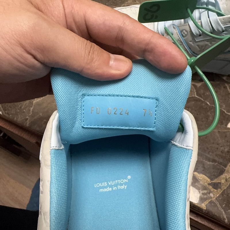 Louis Vuitton Tyler Louis Vuitton Low-Top Trainers in Blue 0079 Size US 8 / EU 41 - 5 Thumbnail