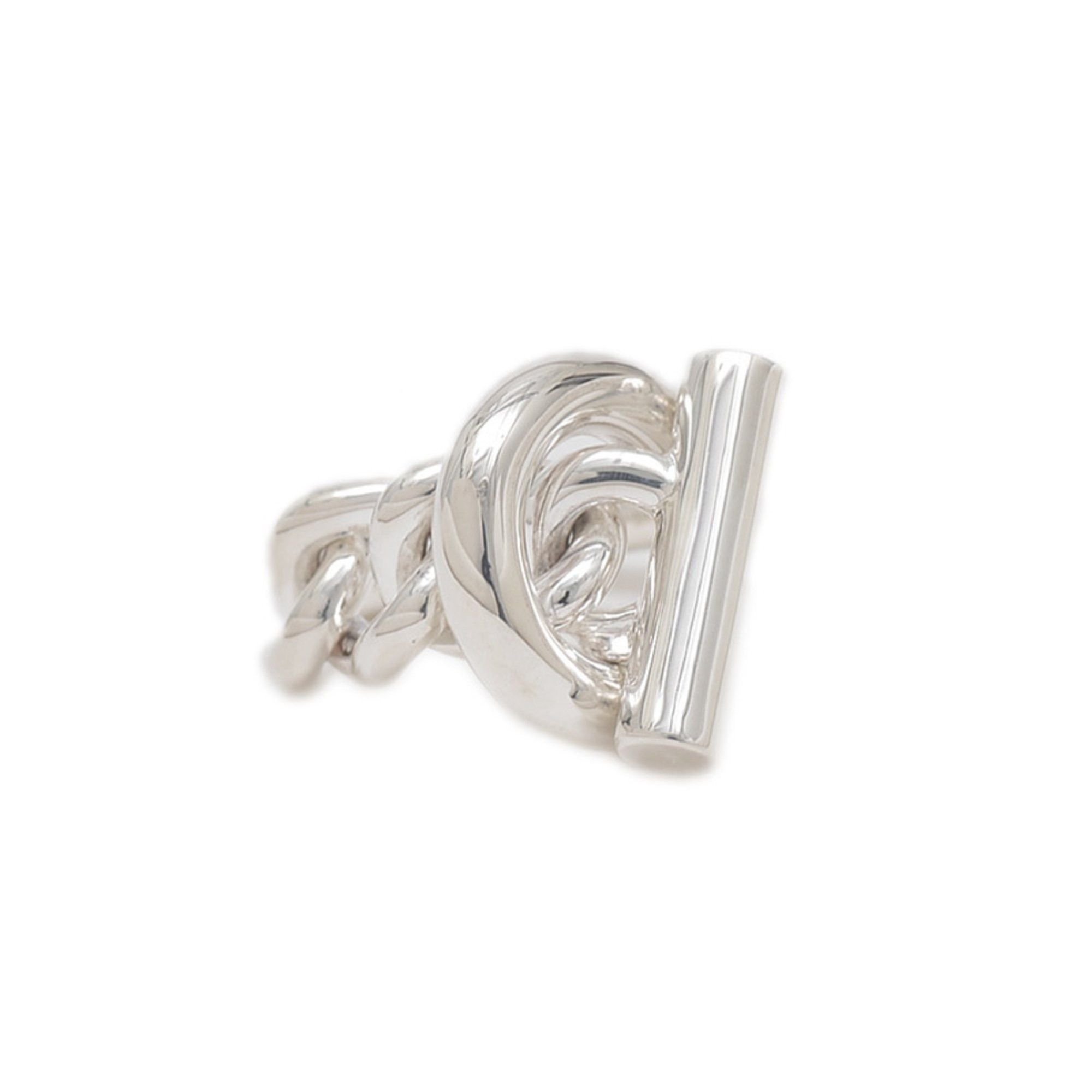 Hermes Hermès Croisette GM Ring, Silver SV925, #51, H104587B