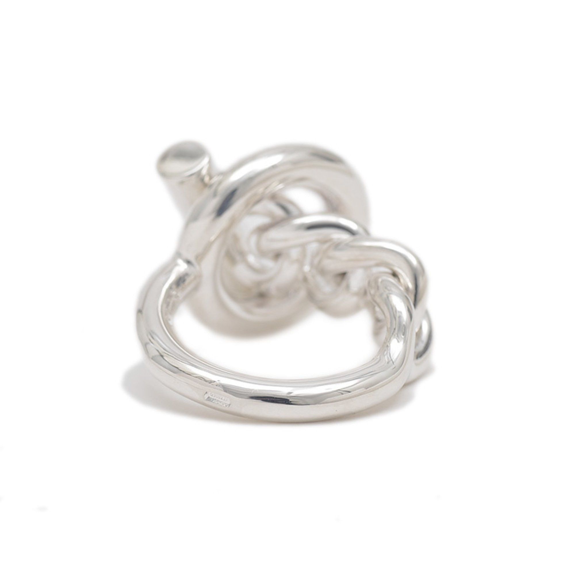Hermes Hermès Croisette GM Ring, Silver SV925, #51, H104587B